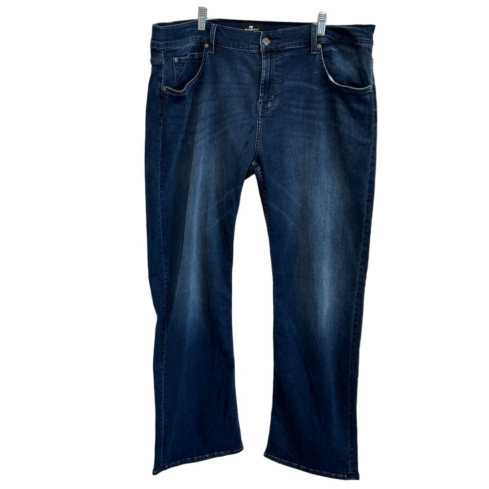 7 For All Mankind Men 40 x 33 Brett Bootcut Dark Wash Men's Jeans